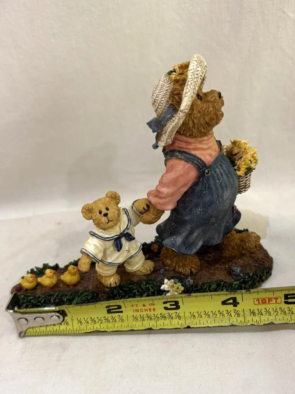 Boyds Bears 2005 Figurine Momma Mcwaddles & Skippy w/ Quack Jack Mo Original Box